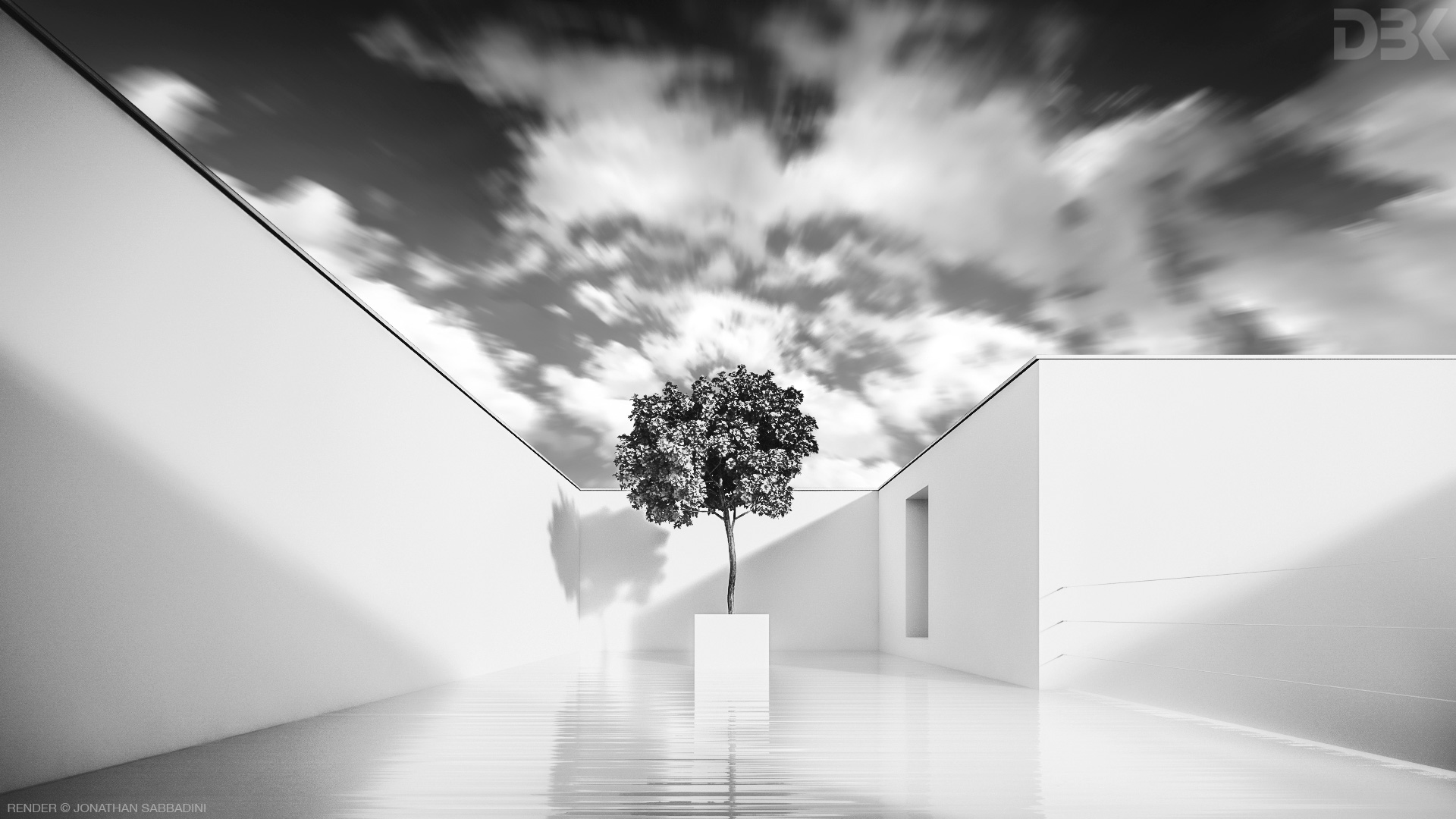 Architettura contemporanea, concept render